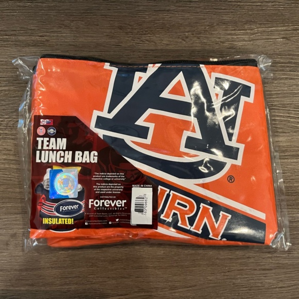 New Forever Collectibles Auburn Team Lunch Bag